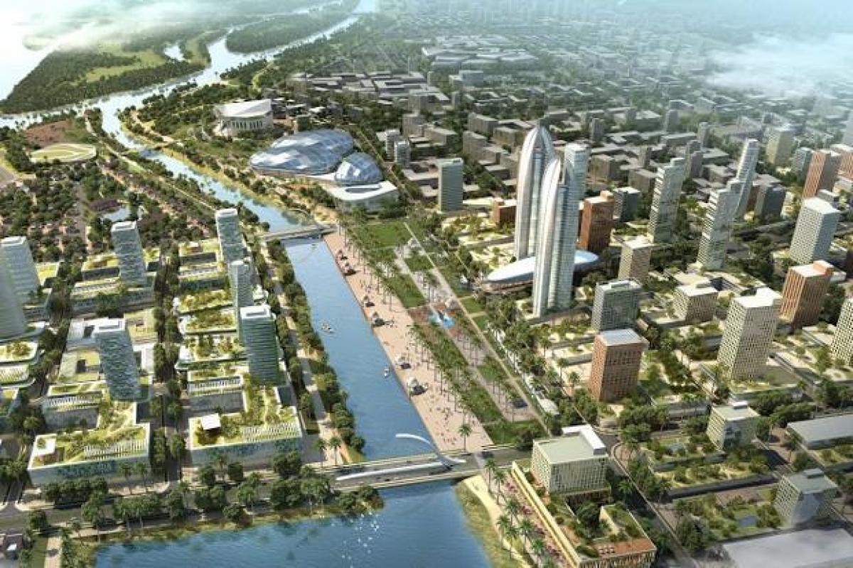 AP capital Amaravati will be a replica of Singapore with high rise buildings, towers