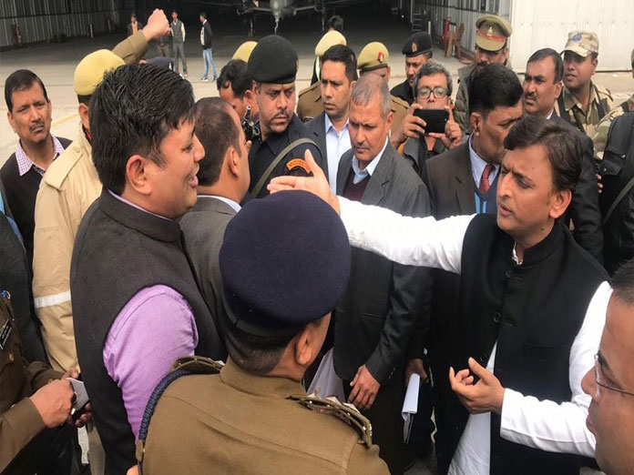 Image result for UP government stopped me from visiting Prayagraj: Akhilesh