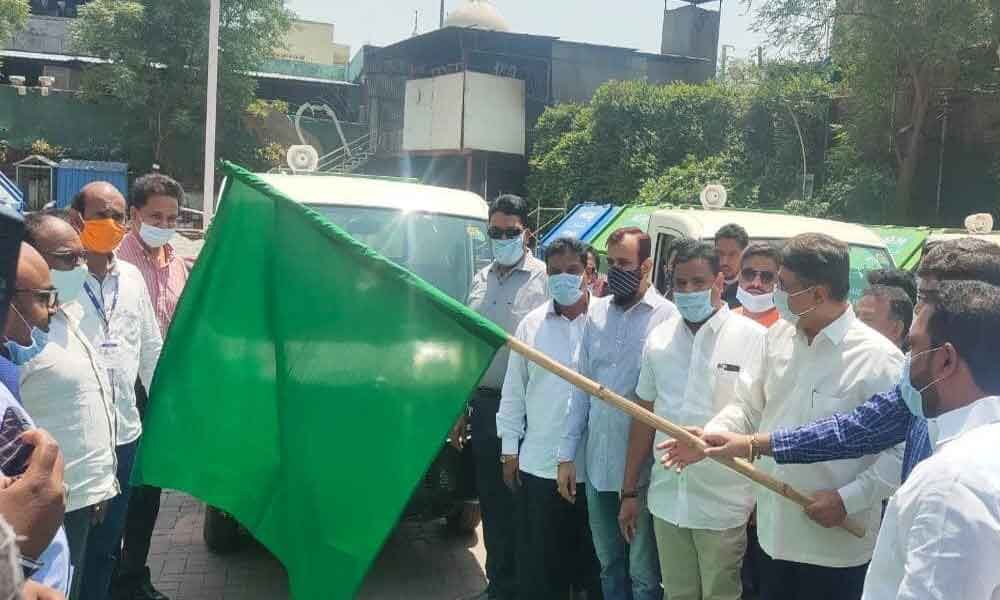 MLA Ahmed Bin Abdullah Balala flags off garbage tippers