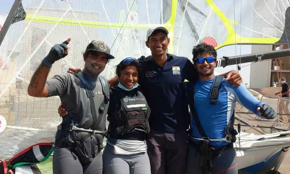 (From left to right) Ganapathy Chengappa, Nethra Kumanan, Vishnu Saravanan and Varun Thakkar